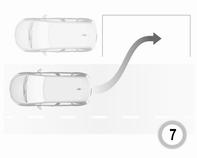 Funkce je potvrzena rozsvícením kontrolky $ na sestavě sdružených přístrojů. Snižte rychlost vozidla pod 20 km/h. Zapnutím ukazatelů směru na příslušné straně zvolte stranu parkování.