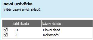 4.40 UZÁVĚRKA SKLADU K DATU - OCENĚNÍ SKLADOVÝCH POHYBŮ Skladové pohyby se v ABRA Gen neoceňují ihned po svém vystavení, ale dávkově až po provedení uzávěrky skladu.