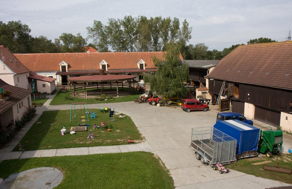 Dvůr Čihovice centrum integrace Historie znovuzrozené obce Čihovice se začala psát v roce 1996, kdy si vzniklé o.s. Pomoc pronajalo část zdejšího zchátralého zemědělského areálu.