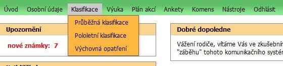 Pokud nastane změna jakéhokoliv údaje, nahlaste ji prosím