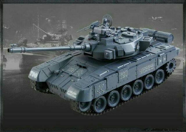 Uživatelská příručka RC tank 1 / 24 T90 RC model T-90 s elektrickým pohonem věrně provádí většinu funkcí skutečného tanku.