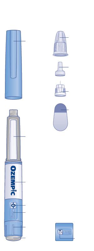 Pokyny k použití přípravku Ozempic 1 mg injekční roztok v předplněném peru Před použitím předplněného pera Ozempic si pečlivě přečtěte tyto pokyny.
