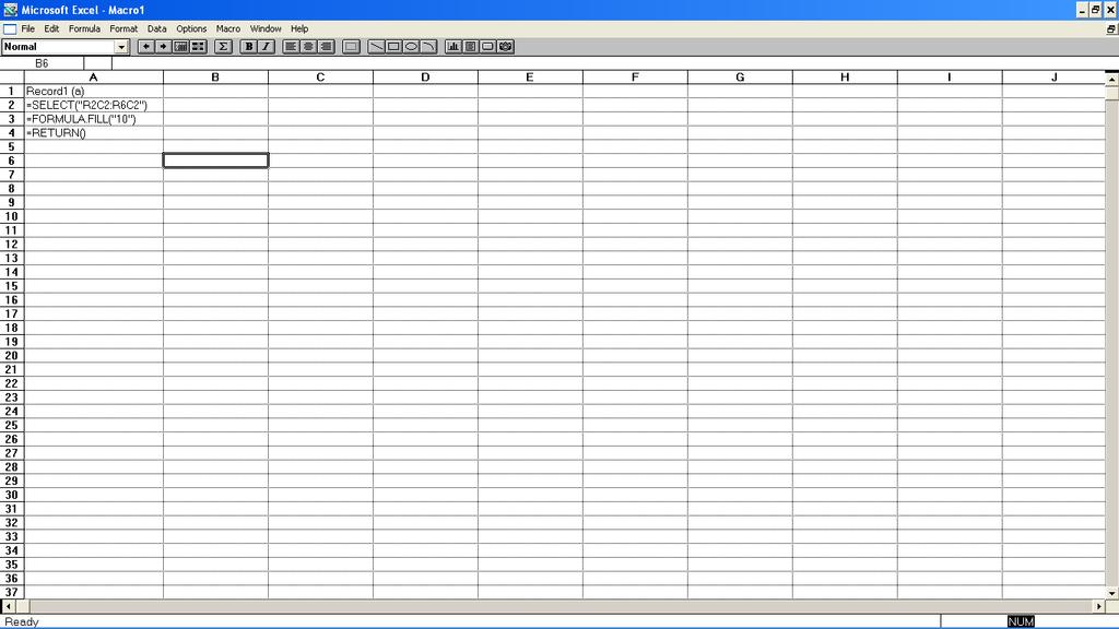 Excel 3 editor makra Excel 4.0 Psal se rok 1992. V tu dobu se ještě nehrálo na listy a sešity, soubor byl označován jako tabulka o jedné pracovní ploše. Excel nabízel možnost uložit ho v podobě CSV.