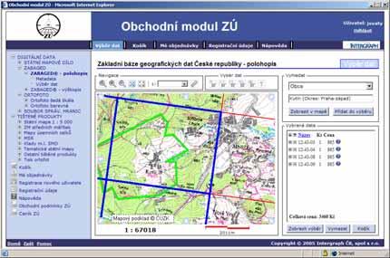 Geoportál ZÚ Komplexní internetové řešení pro prodej a