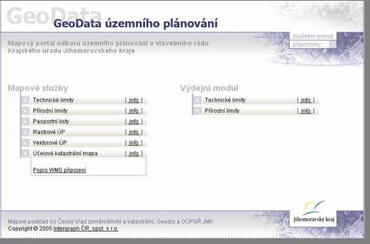 Portál územního plánování Publikace územně analytických