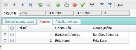 2. Na kartě se vyplní příslušné údaje a karta se uloží tlačítkem nebo stiskem Alt+Enter na klávesnici. Příznak nového dokladu bez položek je nastaven na Založeno. Jeho další změny jsou popsány níže.