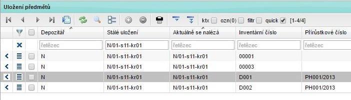 nebo z klávesnice stiskem alt+c (obr. 3. Zde vhodně zvoleným filtrem (např.