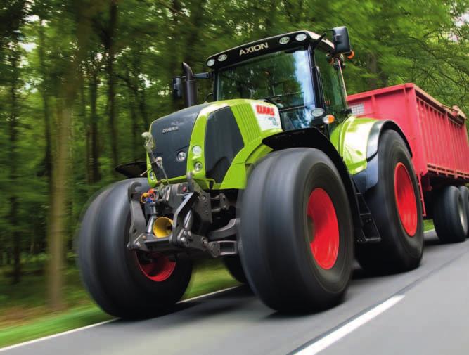 Rozsah konstantního výkonu v oblasti 600 ot/min a zvýšení točivého momentu o 43 % - to jsou překvapivá výkonová data, která stojí u startu nového traktoru AXION.