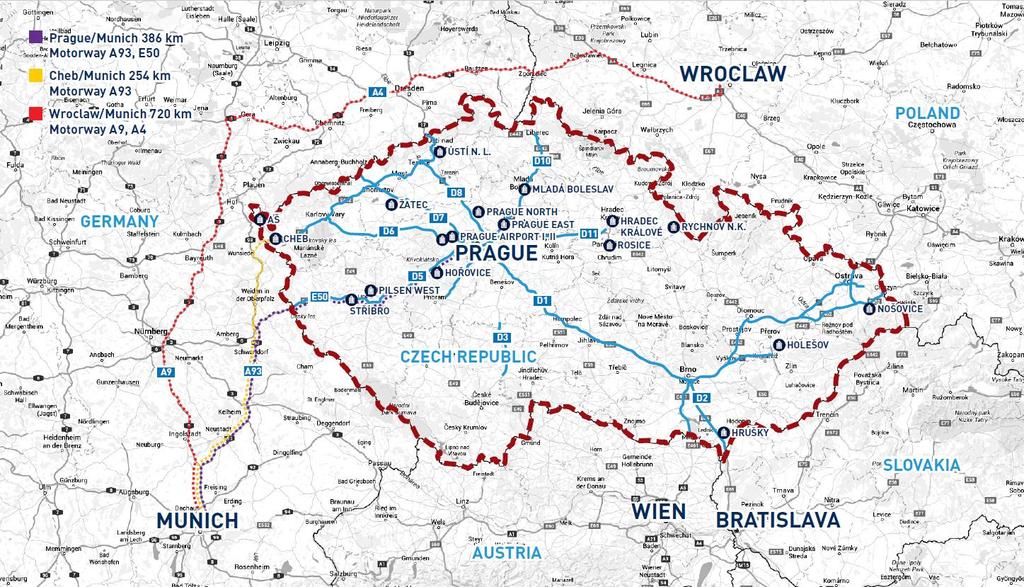 PANATTONI EUROPE PŘÍPADOVÉ STUDIE Ostrov nad Ohří Chomutov