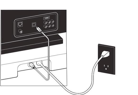 6 Uživatelská příručka Nastavení Přístroj PLAYBASE je kompatibilní s verzemi softwaru Sonos 7.2 a novějšími.