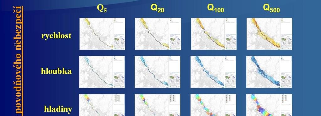 II. etapa: Zpracování map povodňového nebezpečí a map povodňových rizik Tato etapa povodňové směrnice byla naplňována již jen na 16 oblastech s významným povodňovým rizikem.