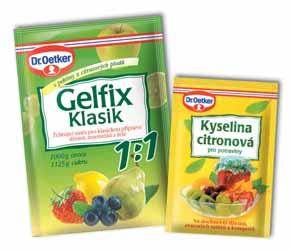 Vi Àovo-jableãn dïem se skofiicí (na cca 5 sklenic po 200 ml) 600 g vi ní 400 g jablek na piãku noïe mleté skofiice 1 lïiãka Kyseliny citronové Dr. Oetker 1150 g cukru 1 Gelfix Klasik 1:1 Dr.