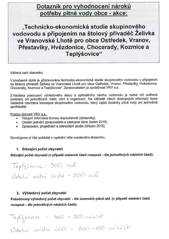 ZAJIŠTĚNÍ A ANALÝZA PODKLADŮ JEDNÁNÍ SE ZÁSTUPCI OBCÍ A PROVOZOVATELEM schůzky proběhly 26