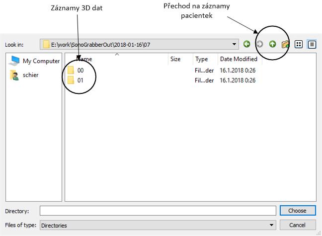 Data se automaticky uloží, a software zobrazí potvrzovací okno o jejich uložení (Obr. 6). Toto okno je možné uzavřít opětovným stiskem tlačítka Freeze (tedy ukončením zmražení obrazu), příp.