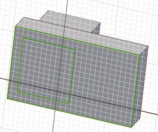 Použijeme proto příkaz promítnout geometrii a promítneme si, co potřebujeme.