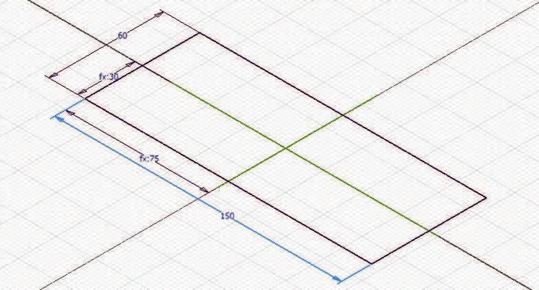 Základovou desku jsme vytvořili ve Vysunutí1 a její rozměry jsou v Náčrt1.