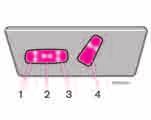 Interiér Přední sedadla Elektricky ovládané sedadlo (volitelná výbava) Přípravy Nastavování sedadla je obvykle možné pouze tehdy, je-li klíč ve spínací skříňce v poloze I nebo II.