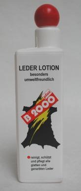 číslo: B 2007-500 B 2000 ČISTIČ KŮŽE mléko B 2000 LEDERPFLEGE LOTION Pro čištění a ošetřování kůže.