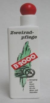 číslo: B 2002-300 300 ml Box 24 ks. B 2000 INTENZIVNÍ ČISTIČ PRO MOTOCYKLY s rozprašovačem B 2000 ZWEIRADINTENSIVREINIGER mit Sprühpistole Speciálně určený na čistění ráfků a motorů.