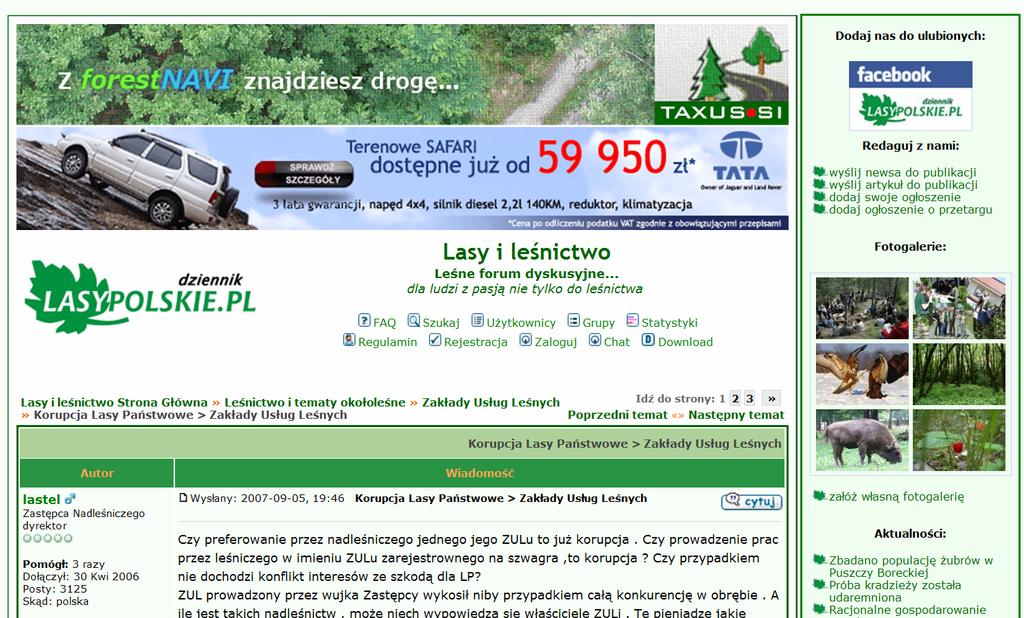 KRIMINALISTICKO-TAKTICKÉ METODY PŘI ODHALOVÁNÍ, PROVĚŘOVÁNÍ A VYŠETŘOVÁNÍ PROBLEMATIKY VEŘEJNÝCH ZAKÁZEK Zajímavým portálem, kde probíhá kritika netransparentních praktik, jsou stránky lasypolskie.