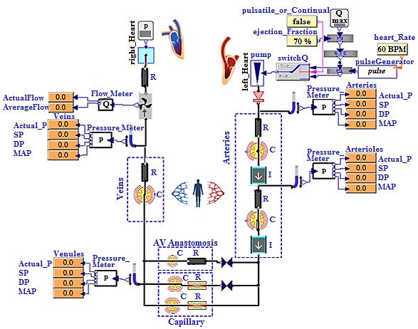 2.2. Matematické modelování kardiovaskulárního systému Velmi rozšířené matematické modelování je založeno na popisu vlastností systému a vztahů mezi nimi matematickými rovnicemi.