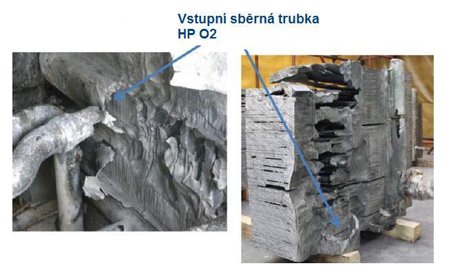 Provoz ASU BAHX výbuch škody na zařízení a dopad na životní prostředí