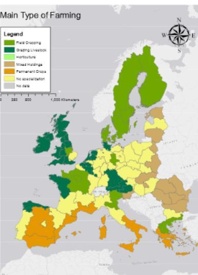 Evropské zemědělské klastry NUTS1 EUROPEAN AGRICULTURAL CLUSTERS: HOW CAN EUROPEAN AGRICULTURAL CLUSTERS BE MEASURED AND IDENTIFIED?