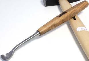 Řezbářské dláto, profil Carving chisel, sweep 49 rovné straight prohnuté bent lžícovité spoontype 8268 54 8268 58 8268 62 8278 54 8278 58