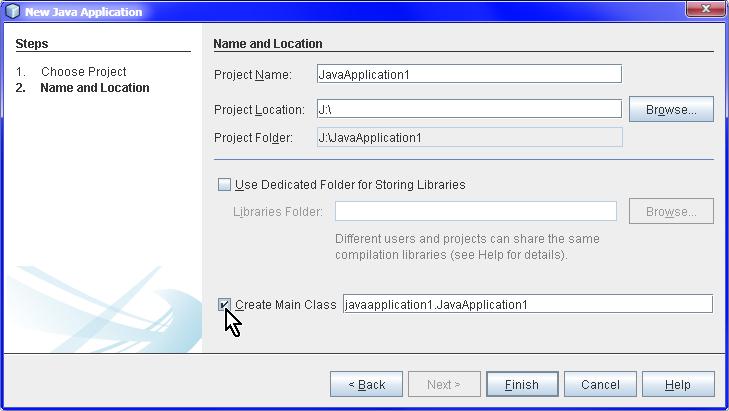 Kapitola 4: Vytváříme nový projekt AHA 101 Java Class Library udělá totéž, jenom vám nenabídne vytvoření kostru hlavní třídy a při sestavování nebude výsledný soubor JAR vytvářen jako spustitelný.