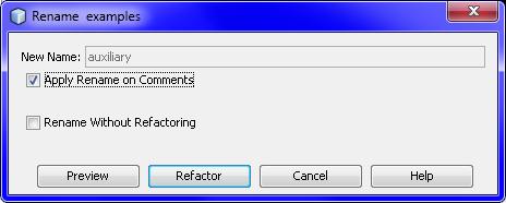 86 Java 8 Úvod do objektové architektury pro mírně pokročilé Klepněte na kartě projektu na balíček examples a buďto na něj ještě jednou klepněte, nebo stiskněte klávesu F2.