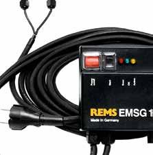 EMS EMSG 160 Přístroj na svařování elektrotvarovek Vysoce výkonný přístroj pro svařování odpadních trub elektrotvarovkami z PE.