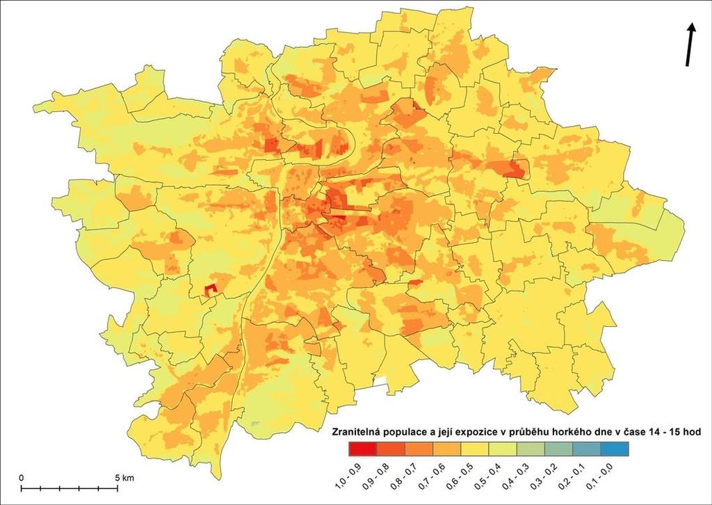 Expozice zranitelné populace - heatwaves