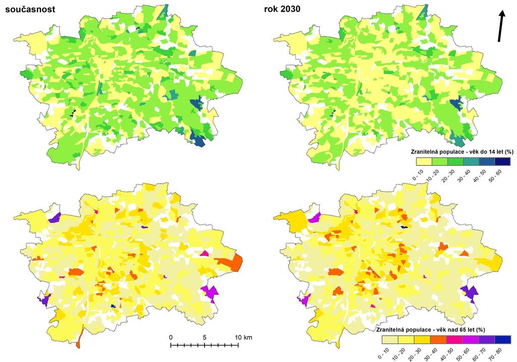 Indikátory zranitelnosti - vlny horka (I) Indikátor Zdroj Rozlišení Indikátor Zdroj Rozlišení Citlivost Expozice (0.45) (0.