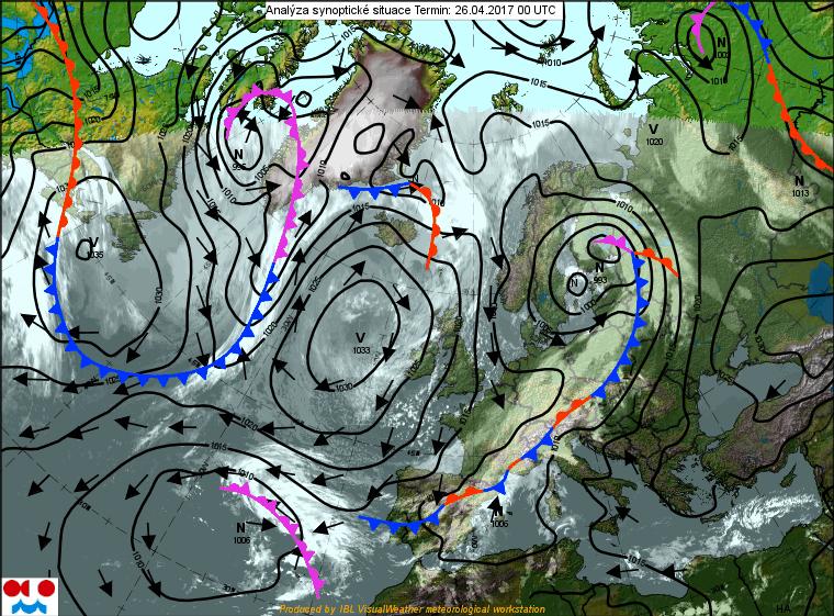 2017 1. Zhodnocení meteorologických příčin povodňové situace Během 25. a 26.