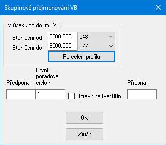 Odvolání změn: Změny dat (obecně na všech datových panelech programu) lze kdykoliv odvolat pomocí tlačítek zpět / vpřed, které jsou umístěné na svislém nástrojovém panelu hlavního okna.