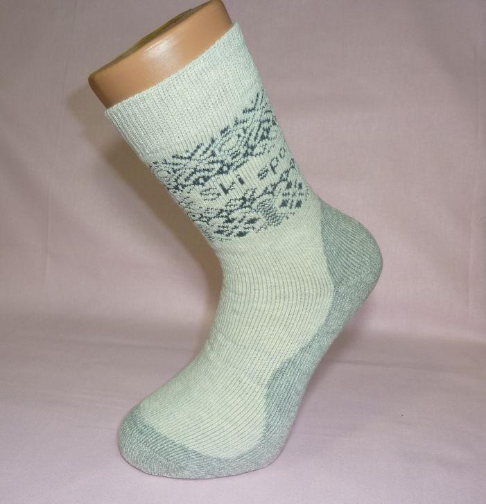 R86 Dámské bavlněné ponožky SKI sport Dámské froté elastické ponožky pro každodenní nošení a zimní