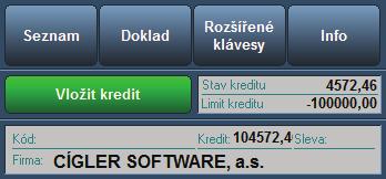 F5 Doklady se standardně seřazují podle data vystavení, v případě potřeby je tlačítkem můžete setřídit podle čísla dokladu. F6 Další možností se seřadit doklady podle osoby, která je vystavila.