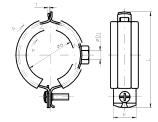 Objímka jednošroubová / Single screw clamp Objímka dvoušroubová Masiv / Heavy load clamp Kód rozsah velikost KxT šroub D1 kg/100ks ks / pcs Kód rozsah velikost KxT šroub D1 L kg/100ks ks / pcs Art.