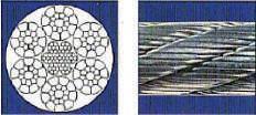 6 Lana / řetězy / háky Vysoce kvalitní ocelové lano - Vysoká pevnost - Dostupné průměry: 9, 10, 11, 12, 13 a 14 mm - Standardní sada: 1x smyčka + posuvný hák Ocelové lano (mm) Ø