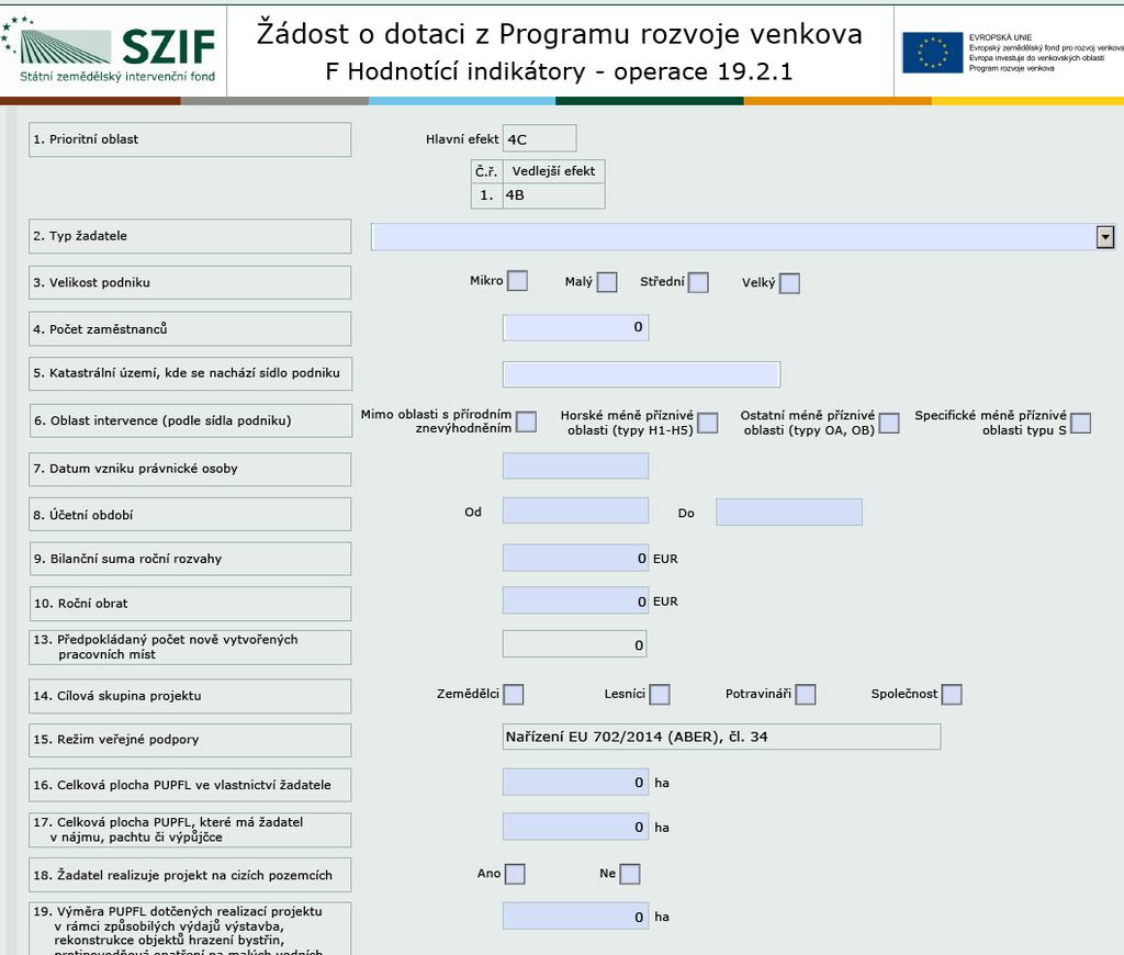 41 Formulář Žádosti o