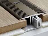 DŘEVĚNÉ Sonwood Elox Přechodový profil 2-dílný pro podlahoviny výšky 6,5-16 mm.