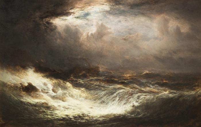 Ivan Konstantinovič Ajvazovskij: Po bouři, 1889, olej na plátně, 140 215 cm, vyvolávací cena: 11 
