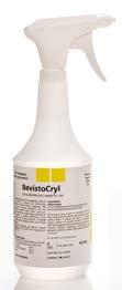 Vzhledem ke krátké době účinku a zejména dobré kompatibilitě s materiálem je BevistoCryl vhodný k dezinfekci a čištění povrchů,