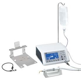 paradontologii a endodoncii Propojení s implantologickým motorem Surgic Pro (přes SG Link Set nebo Cart Duo), díky tomu lze ovládat oba přístroje jen