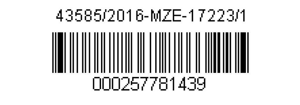 2016 R O Z H O D N U T Í Ministerstvo zemědělství, odbor rostlinných komodit (dále jen Ministerstvo ), které je příslušným orgánem k udělení povolení přiznávat označení vína originální certifikace