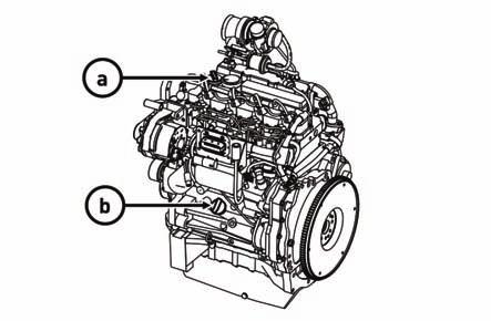 vypouštěcí zátku (1) našroubujte zpět Tento postup zopakujte u vypouštěcí zátky (2) na pravé straně motoru NM14D007 Výměna plnoprůtočného čističe motorového oleje Plnoprůtočný čistič oleje (a) je