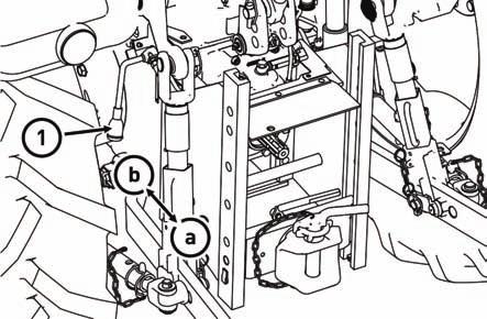 Ovládání přídavného hydraulického rozváděče Ovládání přídavného hydraulického rozváděče je umístěno na horní části pravého blatníku.