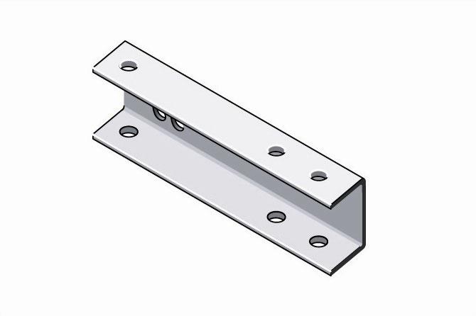 Komponenty gehrtec BASE-FS Sloupky a adaptéry Sloupky Č. výrobku 3800077 C-Profil: 125 x 62,5 x 2 400 mm pásová pozinkovaná ocel Sloupek dlouhý Č.