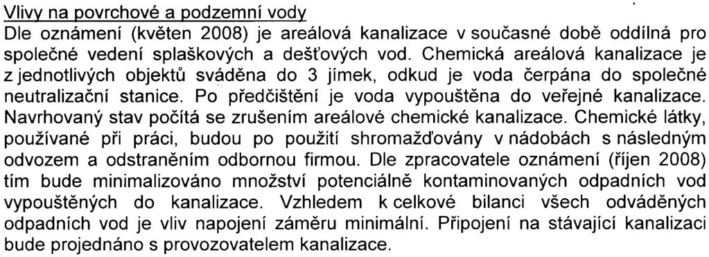 z 12- S- MHMP- 343977 /2008/00PNI/EW5 53-2/Pac Rehabilitace parkové plochy Flemingova námìstí bude souèástí návrhu sadových úprav v rámci dalších stupòù projektové pøípravy stavby Z hlediska ochrany