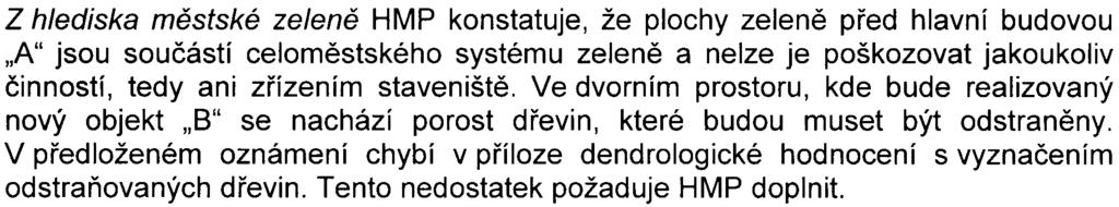 potlaèena a její uplatnìní od ulice Zelené ztratí svùj význam Z akustického hlediska HMP uvádí, že hodnocení zpracovatele hlukového posouzení, že z hlediska hlukové zátìže dotèeného okolí je zámìr